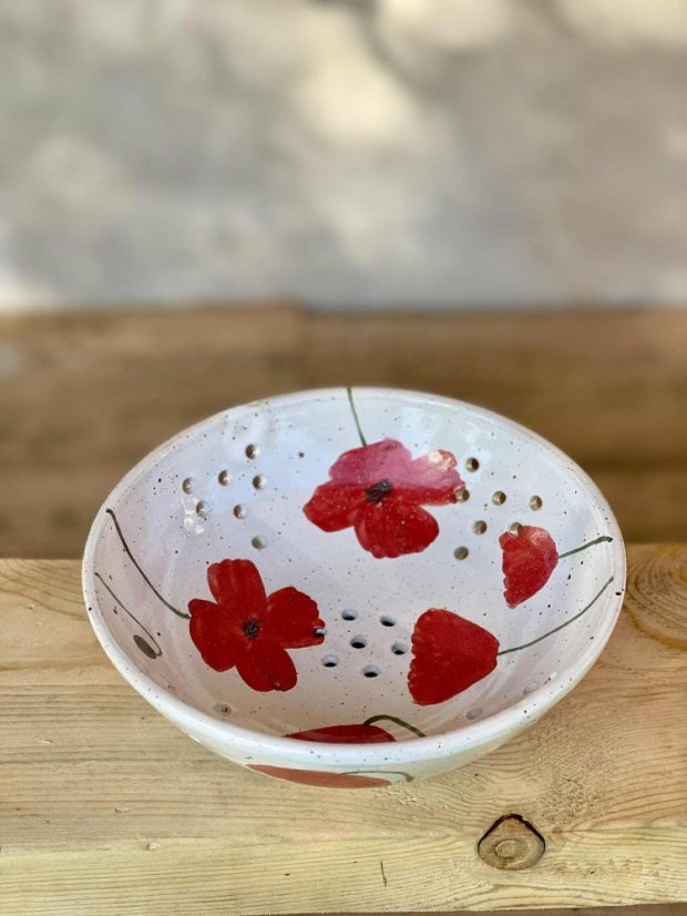 Miska na ovoce s máky