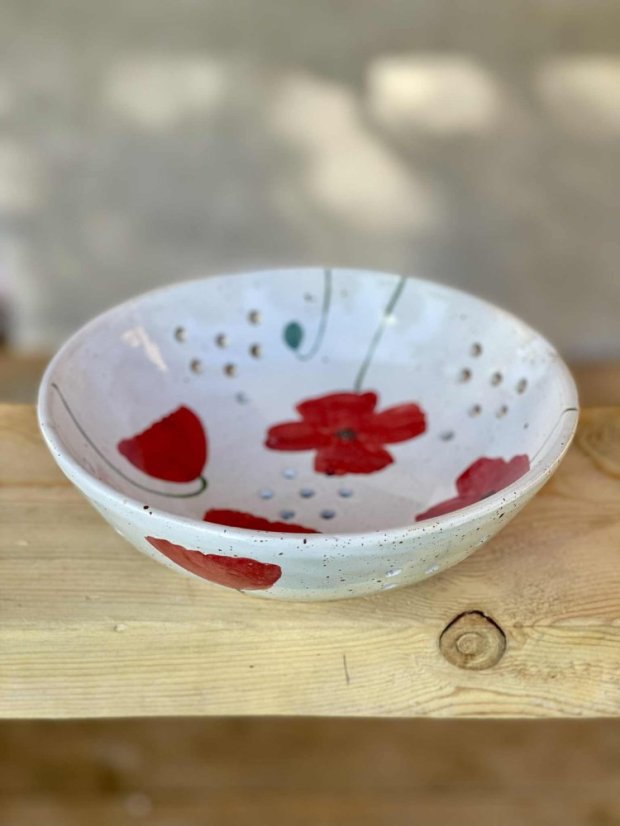 Miska na ovoce s máky