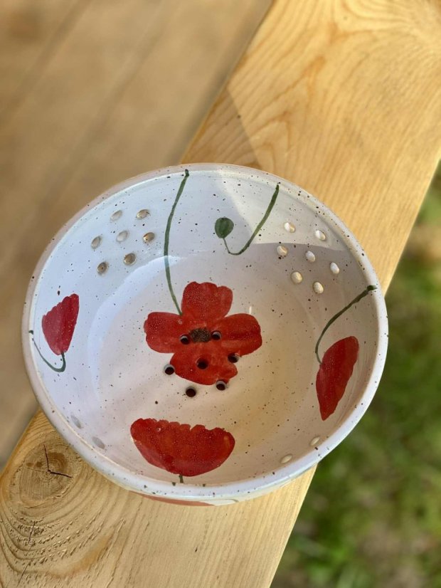 Miska na ovoce s máky