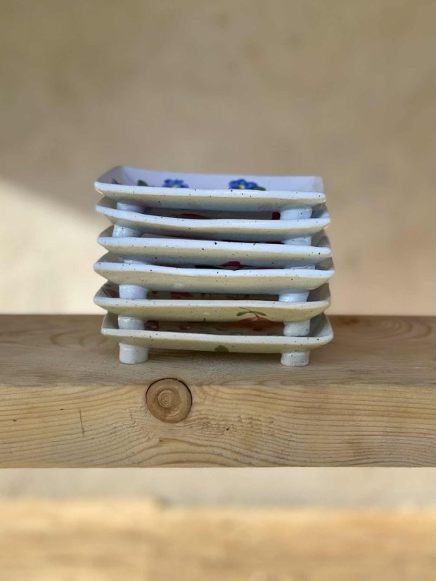 Mýdlenka - růžné vzory - Vzor: Vlčí mák