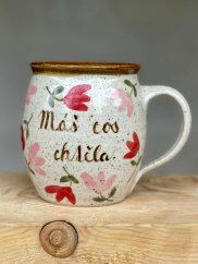 Hrneček se nápisem na přání