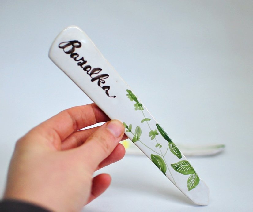 Keramický zápich do bylinek