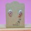 Malované kapky - různé vzory - Barva: růžový květ
