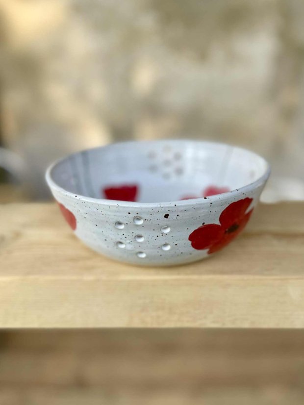 Miska na ovoce s máky