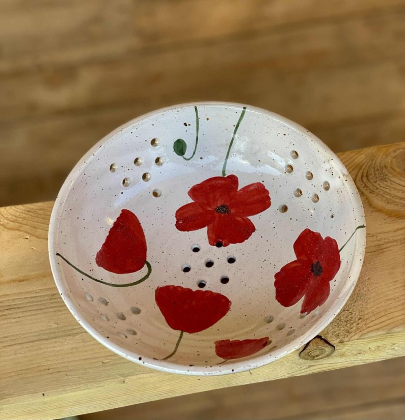 Miska na ovoce s máky