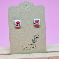 Malované čtverečky - různé vzory