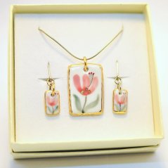 Růžový květ - sada