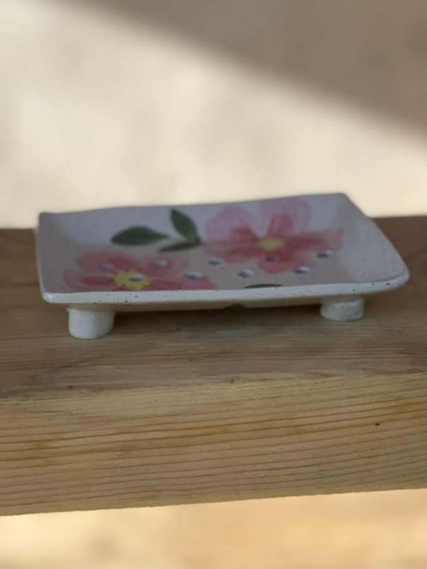 Mýdlenka - růžné vzory - Vzor: Vlčí mák