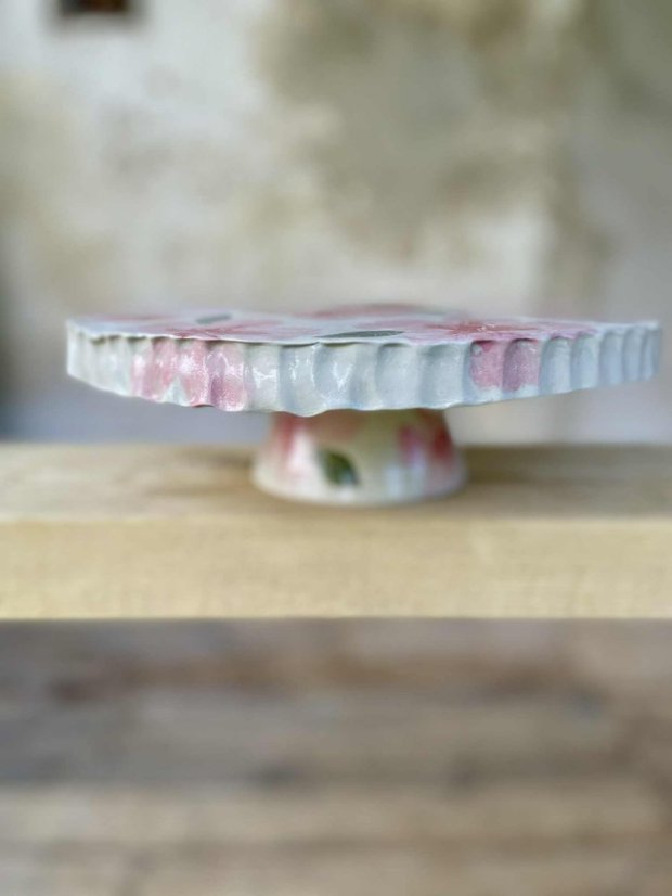 Dortový podnos s květy