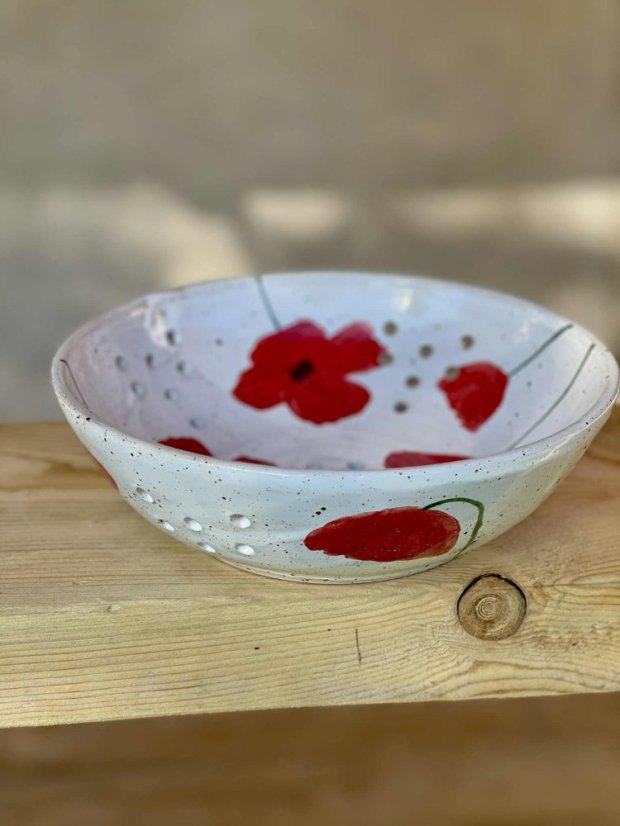 Miska na ovoce s máky